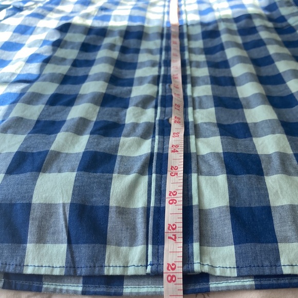 Sonoma XL Blue Checkered Short Sleeve Button Down - Picture 7 of 8